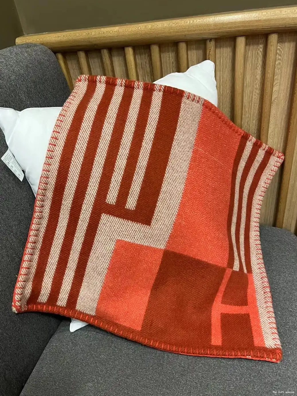 ITHAQUE THROW PILLOW HERMES WOOL 0504